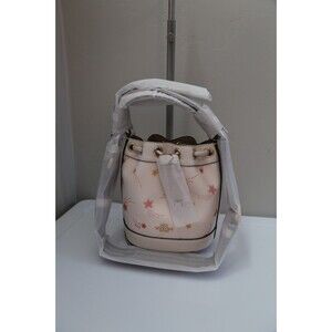 NWT COACH CF165 Dempsey Drawstring Bucket Bag 15 With Shooting Star Print